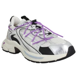 0-105 Spider Cuir Toile Femme Metal