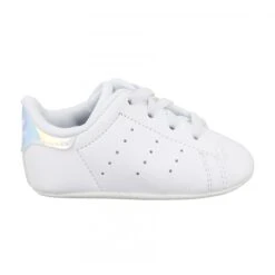 Magasin De Chaussures De Mode -Magasin De Chaussures De Mode adidas stan smith crib primegreen enfant blanc argent 2
