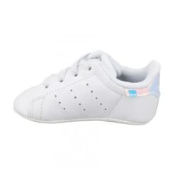 ADIDAS Stan Smith Crib Primegreen Enfant Blanc Argent -Magasin De Chaussures De Mode adidas stan smith crib primegreen enfant blanc argent 4