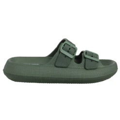 ARMISTICE Move Slide Caoutchouc Femme Kaki -Magasin De Chaussures De Mode armistice move slide caoutchouc femme kaki 2