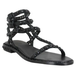 ASH Play Bis Cuir Femme Black