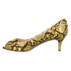 ATELIER MERCADAL 7020 Python Femme Jaune -Magasin De Chaussures De Mode atelier mercadal 7020 python femme jaune 4