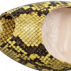 ATELIER MERCADAL 7020 Python Femme Jaune -Magasin De Chaussures De Mode atelier mercadal 7020 python femme jaune 7
