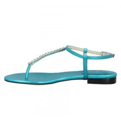 ATELIER MERCADAL Elisa Cuir Femme Azur -Magasin De Chaussures De Mode atelier mercadal elisa cuir femme azur 4