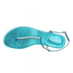 ATELIER MERCADAL Elisa Cuir Femme Azur -Magasin De Chaussures De Mode atelier mercadal elisa cuir femme azur 5