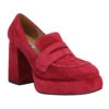 BIBI LOU 543 Velours Femme Rouge -Magasin De Chaussures De Mode bibi lou 543 velours femme rouge 1