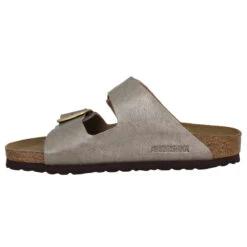 BIRKENSTOCK Arizona Big Buckle Birko Flor Femme Graceful Taupe -Magasin De Chaussures De Mode birkenstock arizona big buckle birko flor femme graceful taupe 4