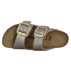 BIRKENSTOCK Arizona Big Buckle Birko Flor Femme Graceful Taupe -Magasin De Chaussures De Mode birkenstock arizona big buckle birko flor femme graceful taupe 5