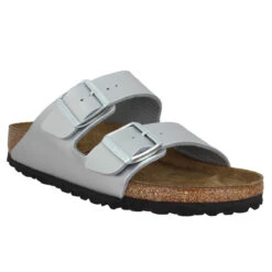 BIRKENSTOCK Arizona Birko Flor Femme Silver