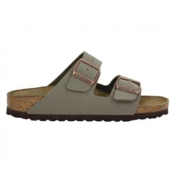 BIRKENSTOCK Arizona Birko Flor Nubuck Femme Stone -Magasin De Chaussures De Mode birkenstock arizona birko flor nubuck femme stone 2