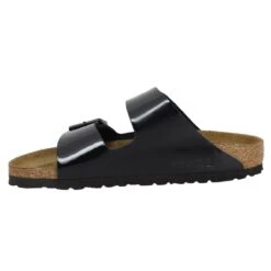 BIRKENSTOCK Arizona Birko Flor Vernis Femme Noir -Magasin De Chaussures De Mode birkenstock arizona birko flor vernis femme noir 4