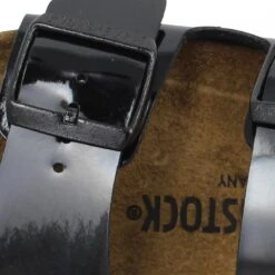 BIRKENSTOCK Arizona Birko Flor Vernis Femme Noir -Magasin De Chaussures De Mode birkenstock arizona birko flor vernis femme noir 7