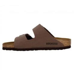 BIRKENSTOCK Arizona Birko Flor Nubuck Homme Marron -Magasin De Chaussures De Mode birkenstock arizona homme marron 4 1