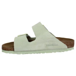 BIRKENSTOCK Arizona Leve Suede Femme Faded Lime -Magasin De Chaussures De Mode birkenstock arizona leve suede femme faded lime 4