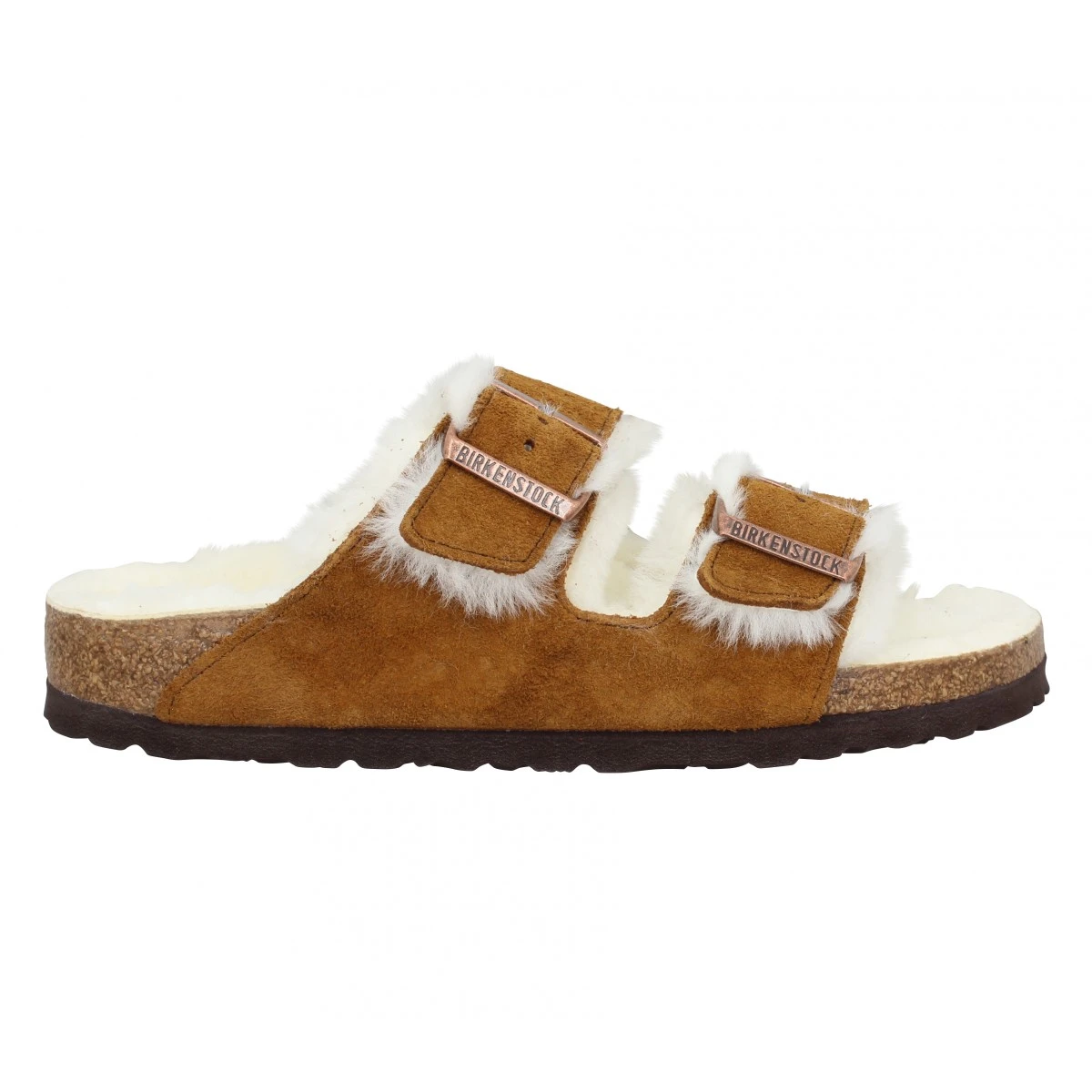 BIRKENSTOCK Arizona Shearling Narrow Fit Suede Homme Mink 4 BIRKENSTOCK Arizona Shearling Narrow Fit Suede Homme Mink â Image 2