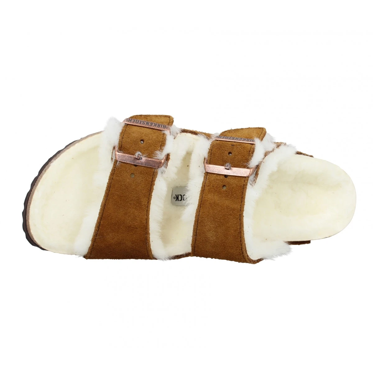 BIRKENSTOCK Arizona Shearling Narrow Fit Suede Homme Mink 7 BIRKENSTOCK Arizona Shearling Narrow Fit Suede Homme Mink â Image 5