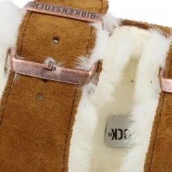 BIRKENSTOCK Arizona Shearling Suede Femme Mink -Magasin De Chaussures De Mode birkenstock arizona shearling suede femme mink 7