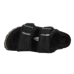 BIRKENSTOCK Arizona Shearling Suede Femme Noir -Magasin De Chaussures De Mode birkenstock arizona shearling suede femme noir 5