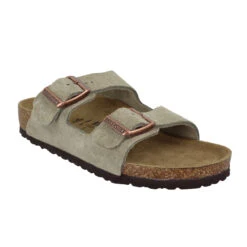 BIRKENSTOCK Arizona Suede Enfant Taupe