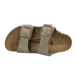 BIRKENSTOCK Arizona Suede Enfant Taupe -Magasin De Chaussures De Mode birkenstock arizona suede enfant taupe 5
