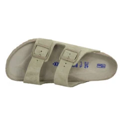 BIRKENSTOCK Arizona Suede Homme Faded Khaki -Magasin De Chaussures De Mode birkenstock arizona suede homme faded khaki 5