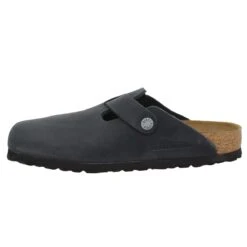 BIRKENSTOCK Boston Cuir Waxy Femme Noir -Magasin De Chaussures De Mode birkenstock boston cuir waxy femme noir 4