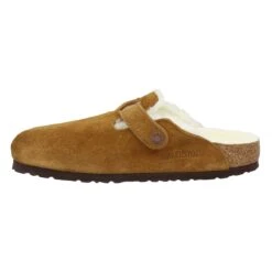 BIRKENSTOCK Boston Narrow Fit Shearling Suede Femme Mink -Magasin De Chaussures De Mode birkenstock boston narrow fit shearling suede femme mink 4