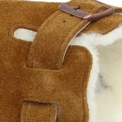 BIRKENSTOCK Boston Narrow Fit Shearling Suede Femme Mink -Magasin De Chaussures De Mode birkenstock boston narrow fit shearling suede femme mink 7