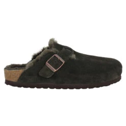 BIRKENSTOCK Boston Narrow Fit Shearling Suede Femme Mocca -Magasin De Chaussures De Mode birkenstock boston narrow fit shearling suede femme mocca 2