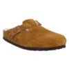 BIRKENSTOCK Boston Shearling Suede Homme Mink -Magasin De Chaussures De Mode birkenstock boston shearling suede homme mink 1