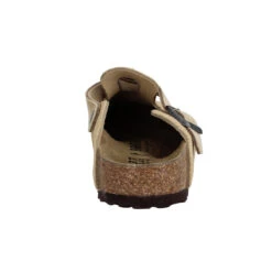 BIRKENSTOCK Boston Suede Emboss Dots Femme Beige -Magasin De Chaussures De Mode birkenstock boston suede emboss dots femme beige 3