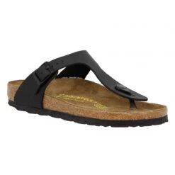 BIRKENSTOCK Gizeh Birko Flor Femme Noir