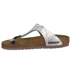 BIRKENSTOCK Gizeh Washed Metallic Femme Silver -Magasin De Chaussures De Mode birkenstock gizeh washed metallic femme silver 4