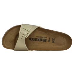 BIRKENSTOCK Madrid Birko Flor Femme Gold Gold -Magasin De Chaussures De Mode birkenstock madrid birko flor femme gold gold 5