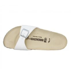 BIRKENSTOCK Madrid Birko Flor Femme Blanc -Magasin De Chaussures De Mode birkenstock madrid femme blanc 5 4