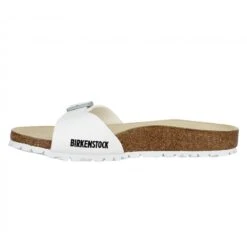 BIRKENSTOCK Madrid Birko Flor Homme Blanc -Magasin De Chaussures De Mode birkenstock madrid homme blanc 4 3