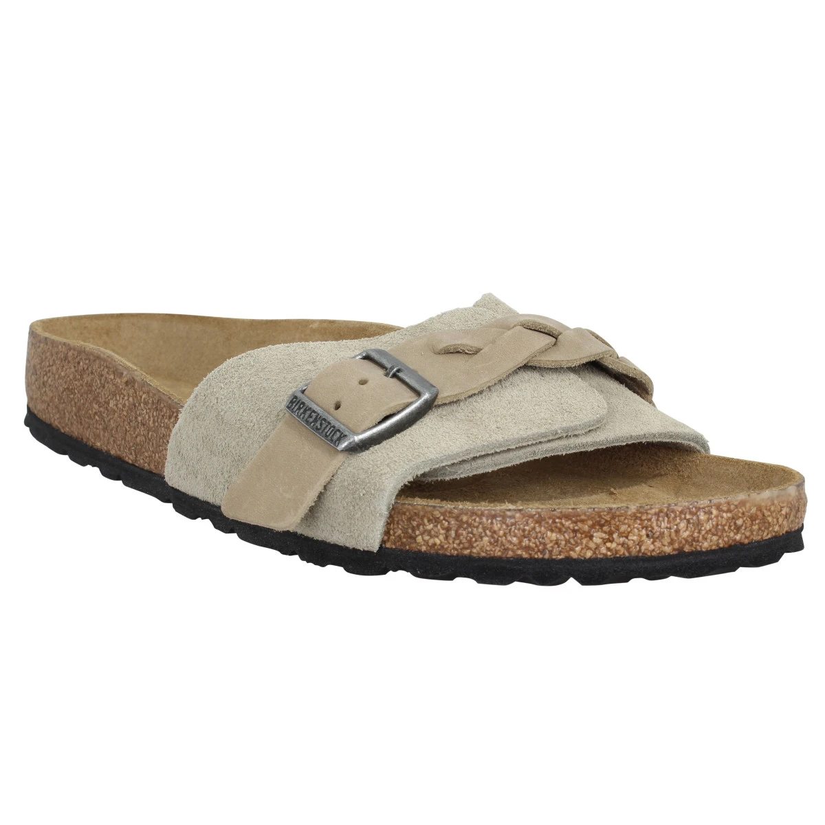 BIRKENSTOCK Oita Braided Suede Femme Taupe 3 BIRKENSTOCK Oita Braided Suede Femme Taupe