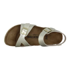 BIRKENSTOCK Rio Birko Flor Metallic Enfant Electric Gold -Magasin De Chaussures De Mode birkenstock rio birko flor metallic enfant electric gold 5