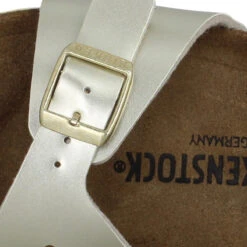 BIRKENSTOCK Rio Birko Flor Metallic Enfant Electric Gold -Magasin De Chaussures De Mode birkenstock rio birko flor metallic enfant electric gold 7