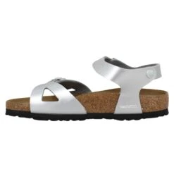 BIRKENSTOCK Rio Birko Flor Metallic Enfant Silver -Magasin De Chaussures De Mode birkenstock rio birko flor metallic enfant silver 4