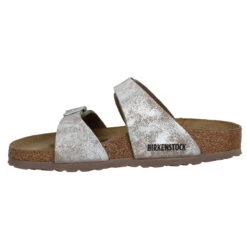 BIRKENSTOCK Sydney Washed Metallic Femme Silver -Magasin De Chaussures De Mode birkenstock sydney washed metallic femme silver 4