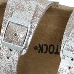 BIRKENSTOCK Sydney Washed Metallic Femme Silver -Magasin De Chaussures De Mode birkenstock sydney washed metallic femme silver 7