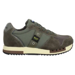 BLAUER Queens 01 Velours Toile Homme Dark Brown -Magasin De Chaussures De Mode blauer queens 01 velours toile homme dark brown 2