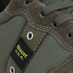 BLAUER Queens 01 Velours Toile Homme Dark Brown -Magasin De Chaussures De Mode blauer queens 01 velours toile homme dark brown 7