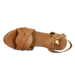 BOBBIES Alicia Cuir Femme Camel -Magasin De Chaussures De Mode bobbies alicia cuir femme camel 5