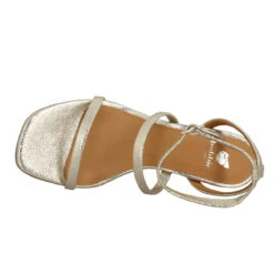 BOBBIES Casey Cuir Lame Femme Or Champagne -Magasin De Chaussures De Mode bobbies casey cuir lame femme or champagne 5