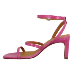 BOBBIES Casey Cuir Verni Froisse Femme Rose -Magasin De Chaussures De Mode bobbies casey cuir verni froisse femme rose 4