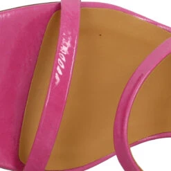 BOBBIES Casey Cuir Verni Froisse Femme Rose -Magasin De Chaussures De Mode bobbies casey cuir verni froisse femme rose 7