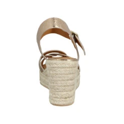 BOBBIES Hisa Cuir Lame Femme Or Sepia -Magasin De Chaussures De Mode bobbies hisa cuir lame femme or sepia 3