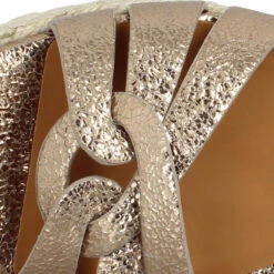 BOBBIES Hisa Cuir Lame Femme Or Sepia -Magasin De Chaussures De Mode bobbies hisa cuir lame femme or sepia 7